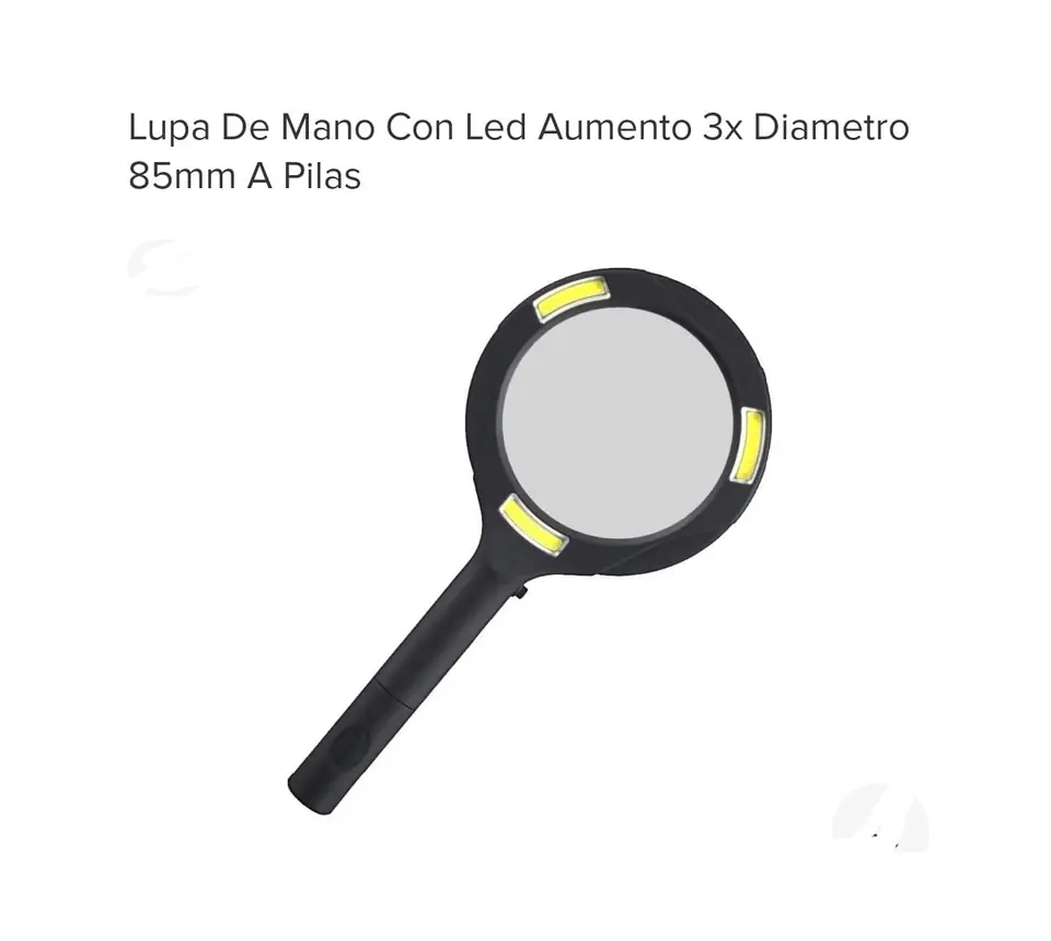 LUPA CON LUZ COB 80MM (U320)
