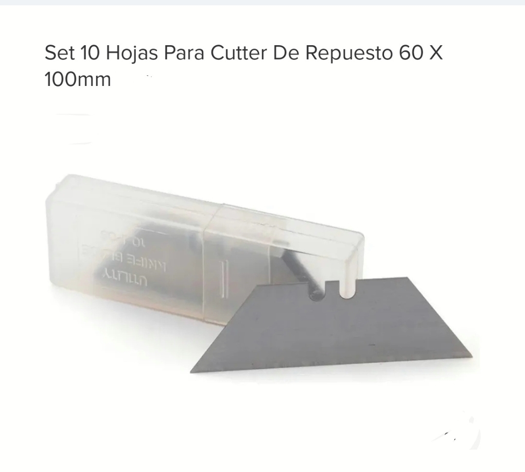 HOJA REPUESTO TRAPEZOIDAL X 10 PZS (U050)