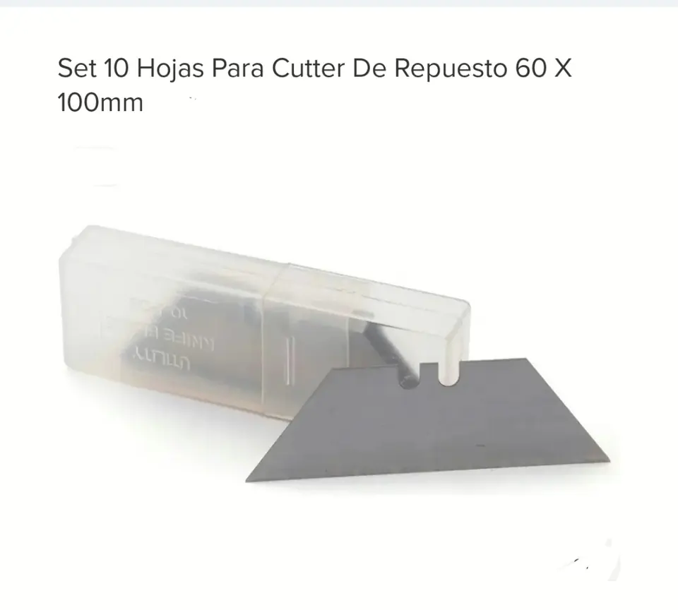 HOJA REPUESTO TRAPEZOIDAL X 10 PZS (U050)