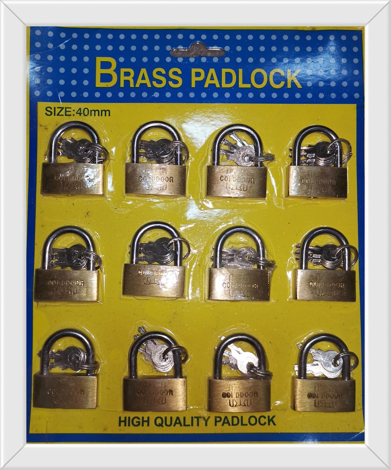 CANDADO EN BLISTER 40MM X 12 PCS(U700)