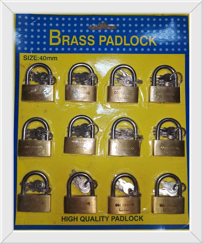CANDADO EN BLISTER 40MM X 12 PCS(U700)