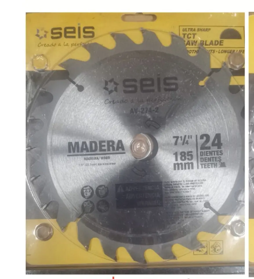 DISCO PUNTA VIDIA 180MM X24 SEIS (U250)