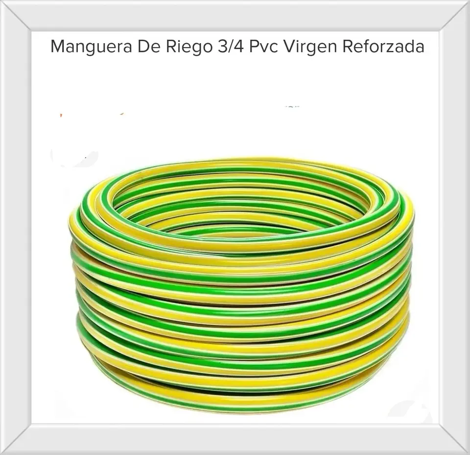 MANGUERA RIEGO REFORZADA 3/4 X 25M-NETO