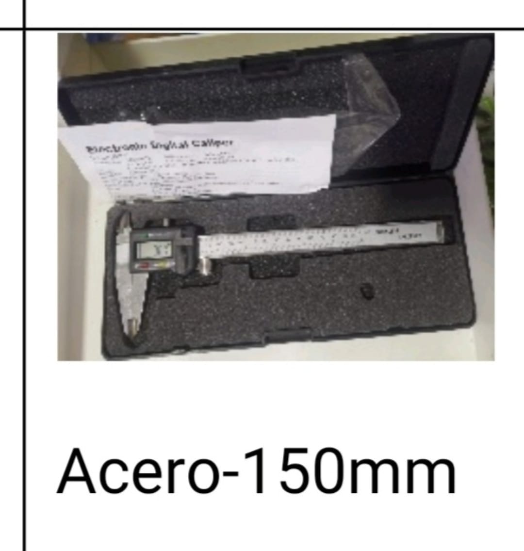 CALIBRE DIGITAL ACERO 150MM (U1250)