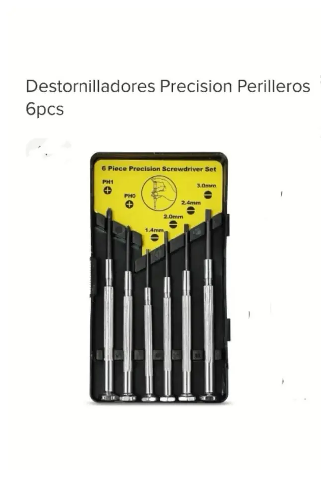 DESTORNILLADOR RELOJERO X 6PZS (U055)
