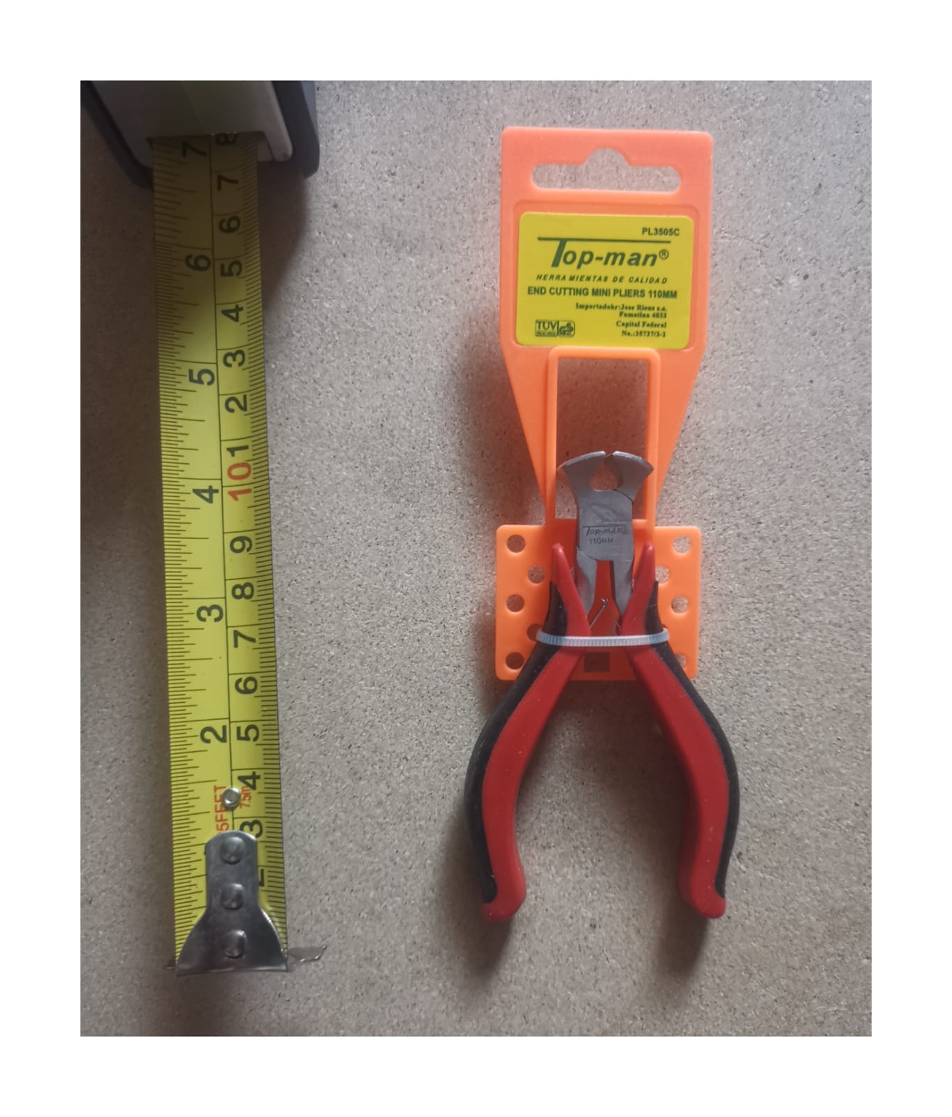 PINZA MINI 4.5" TN CORTE FRONTAL (U190)
