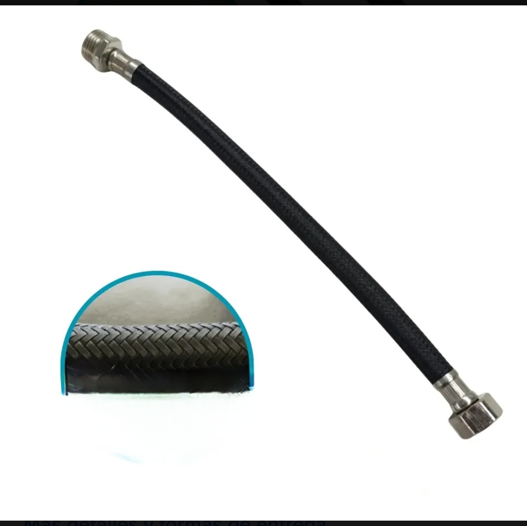 FLEXIBLE NYLON 1/2 X 40CM MACHO -HEMBRA (U045)