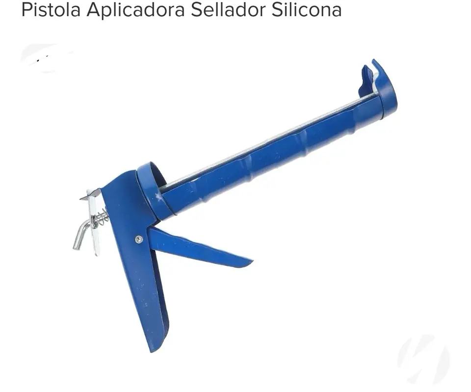 PISTOLA APLICADORA SILICONA AZUL SIN CREMALLERA ECO(U170)