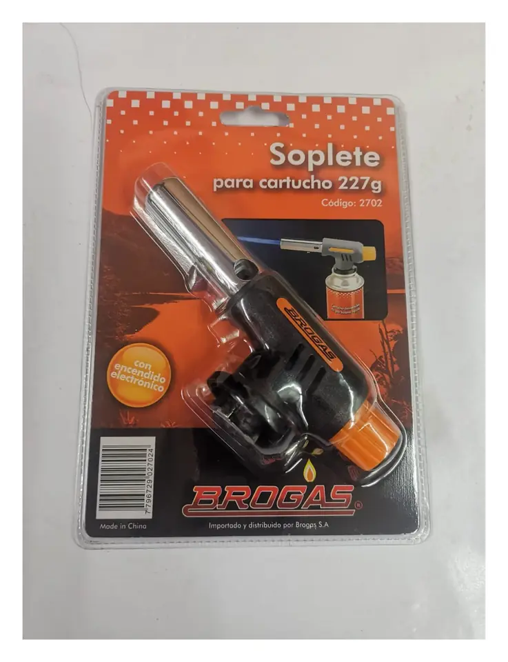 SOPLETE FLAMBEADOR  ENCENDIDO ELECTRONICO BROGAS