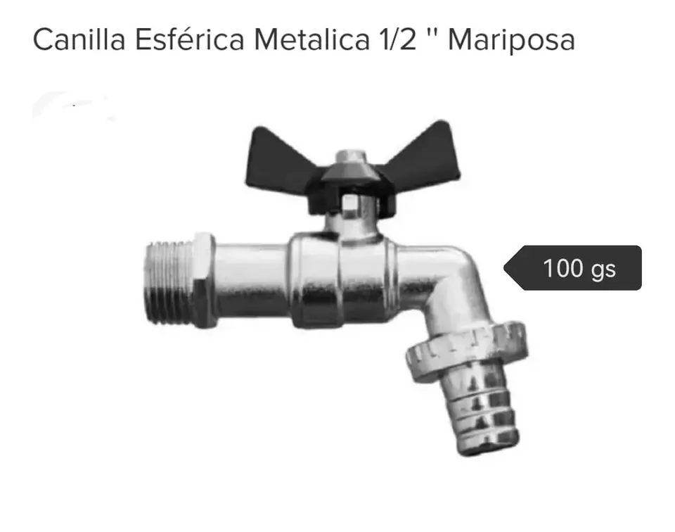 CANILLA 1/2 MARIPOSA (U180)