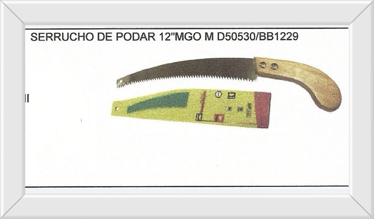 SERRUCHO PODAR BISON  12" (U190)