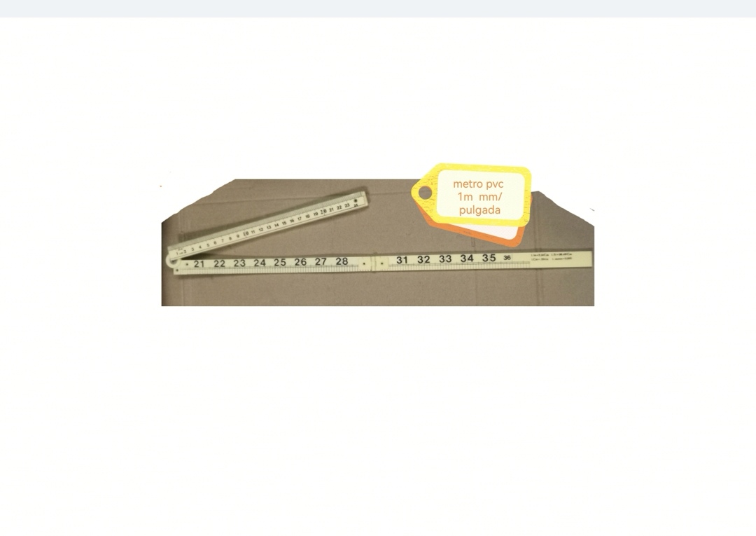 METRO PLEGABLE PLASTICO 1 M (U085)