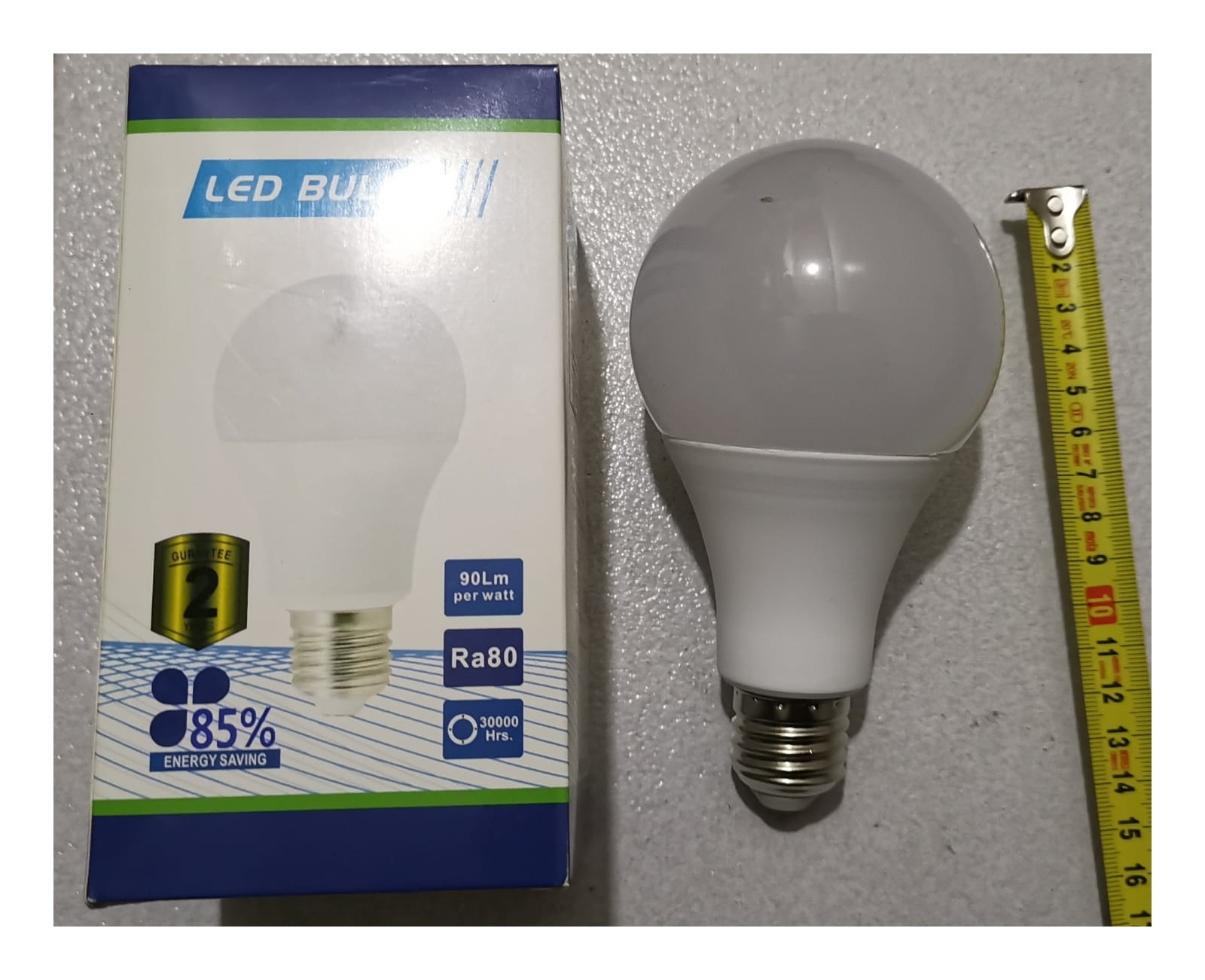 LAMPARA LED 15W LUZ FRIA GLOBO GRANDE (U078)