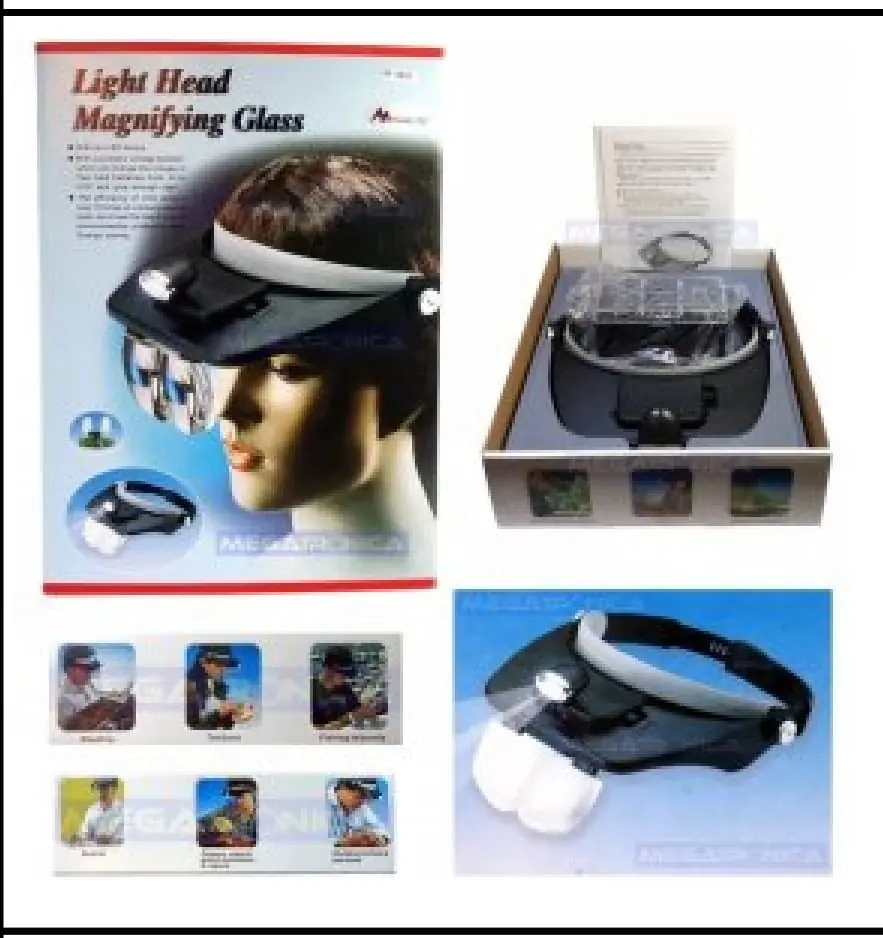 LUPA VINCHA CON LUZ (U1100)