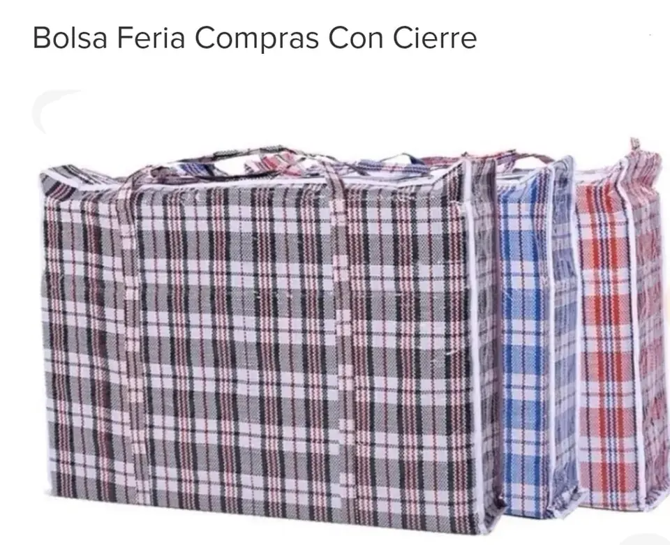 BOLSA FERIA CON CIERRE 40X44CM (U090)