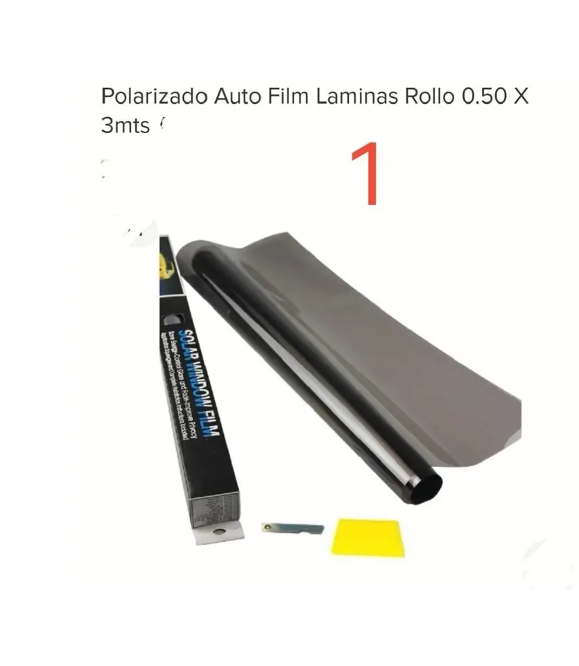 POLARIZADO AUTO CAMIONETA  50CM X 3M BLACK / D. BLACK / S.D.BLACK(U260)