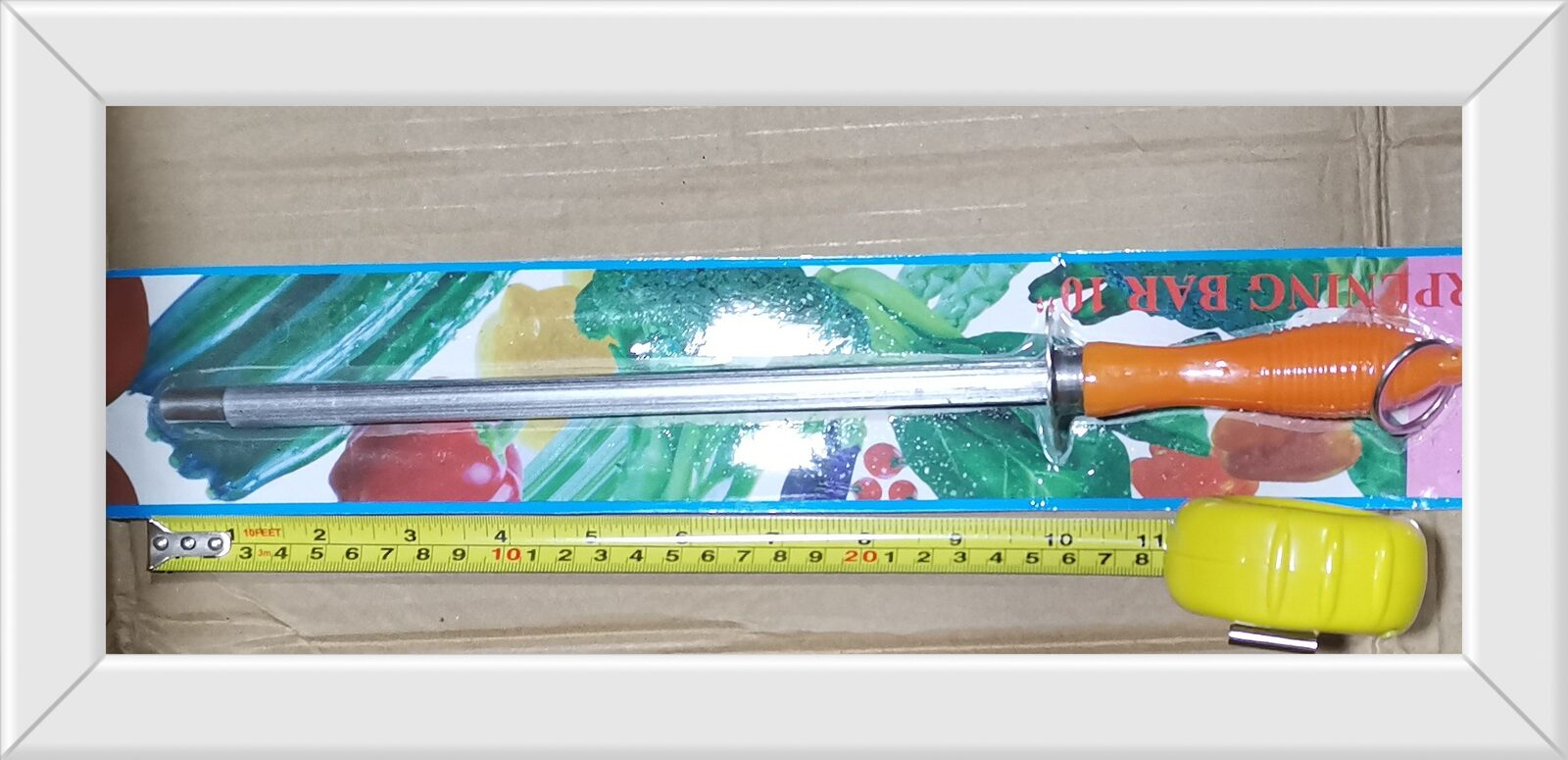CHAIRA GRUESA 10" MANGO NARANJA (U165)