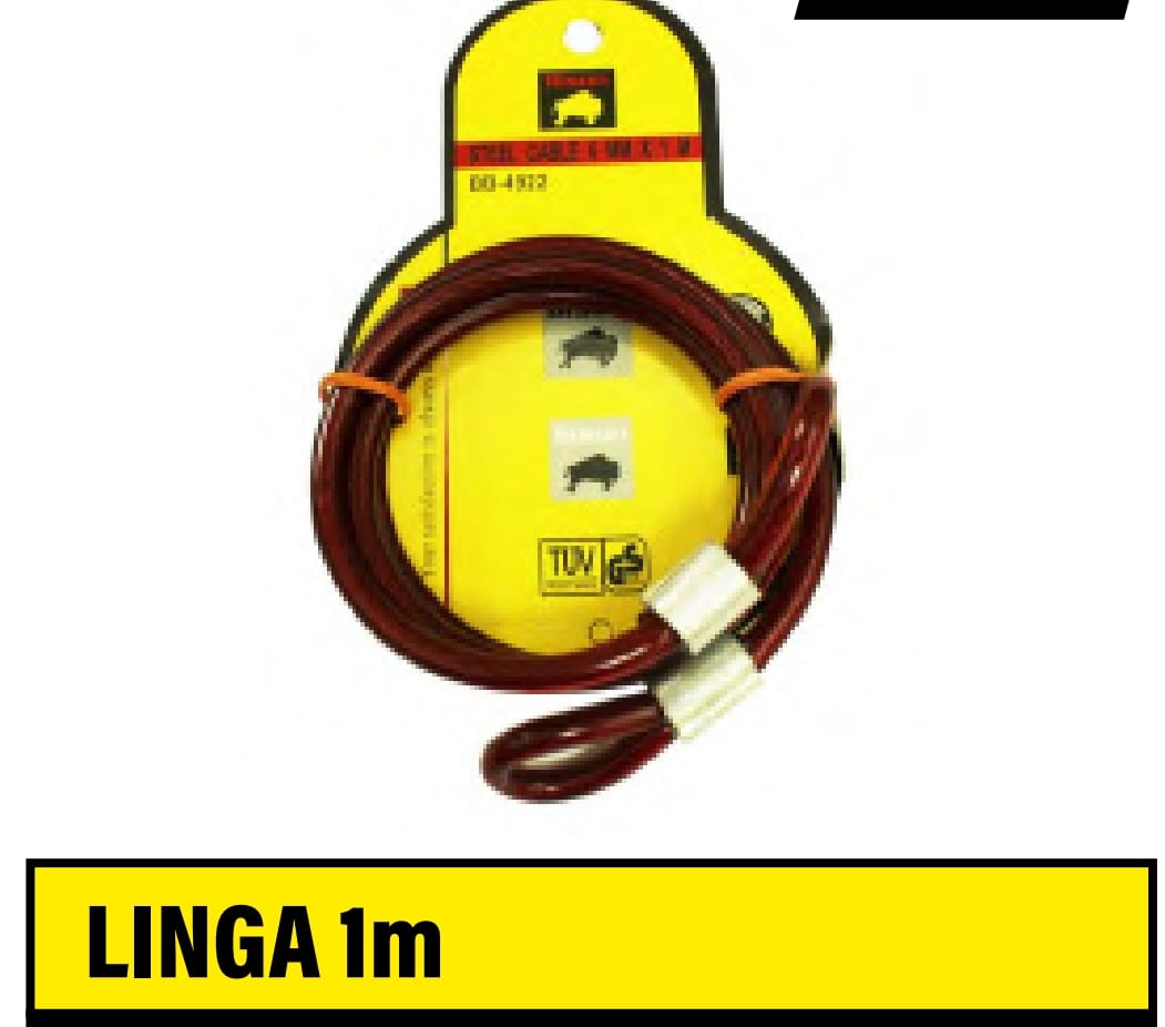 LINGA CABLE BISON C/OJAL 6MMX1M (U076)