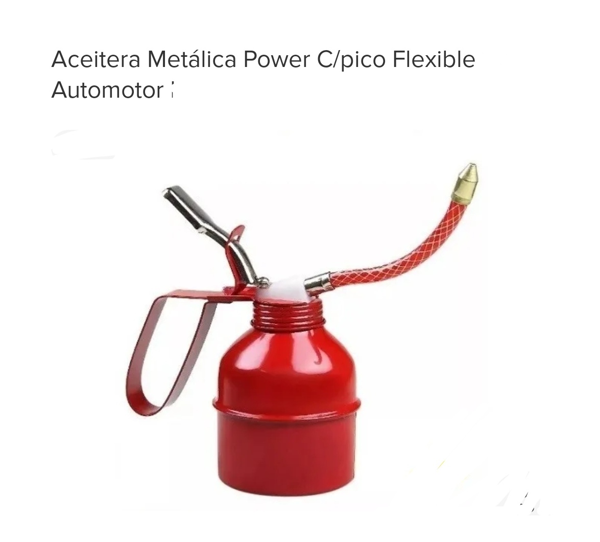 ACEITERA METALICA CON PICO FLEXIBLE 500CC (U345)