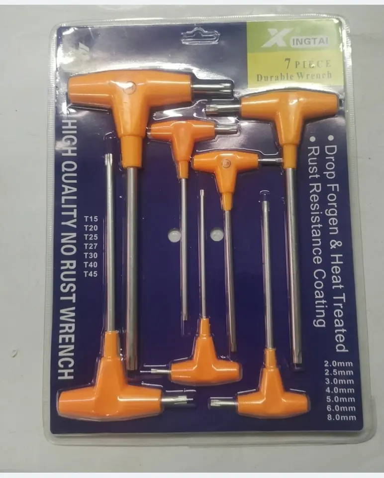 LLAVES T TORX SET X 7PZS (2,2.5,3,4,5,6,8 MM) (U720)