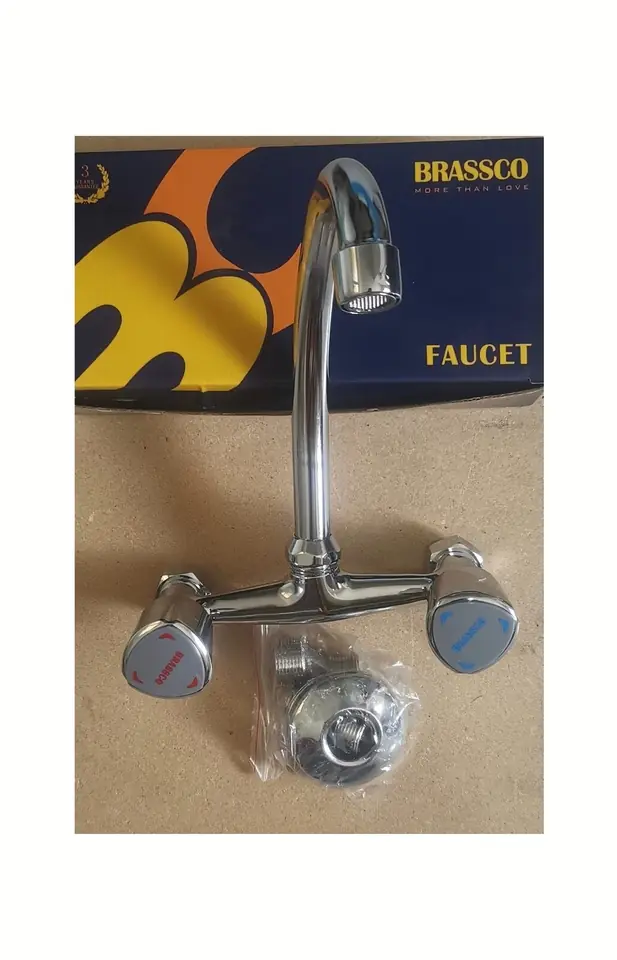 CANILLA MEZCLADORA PARED BRASSCO (U1750)