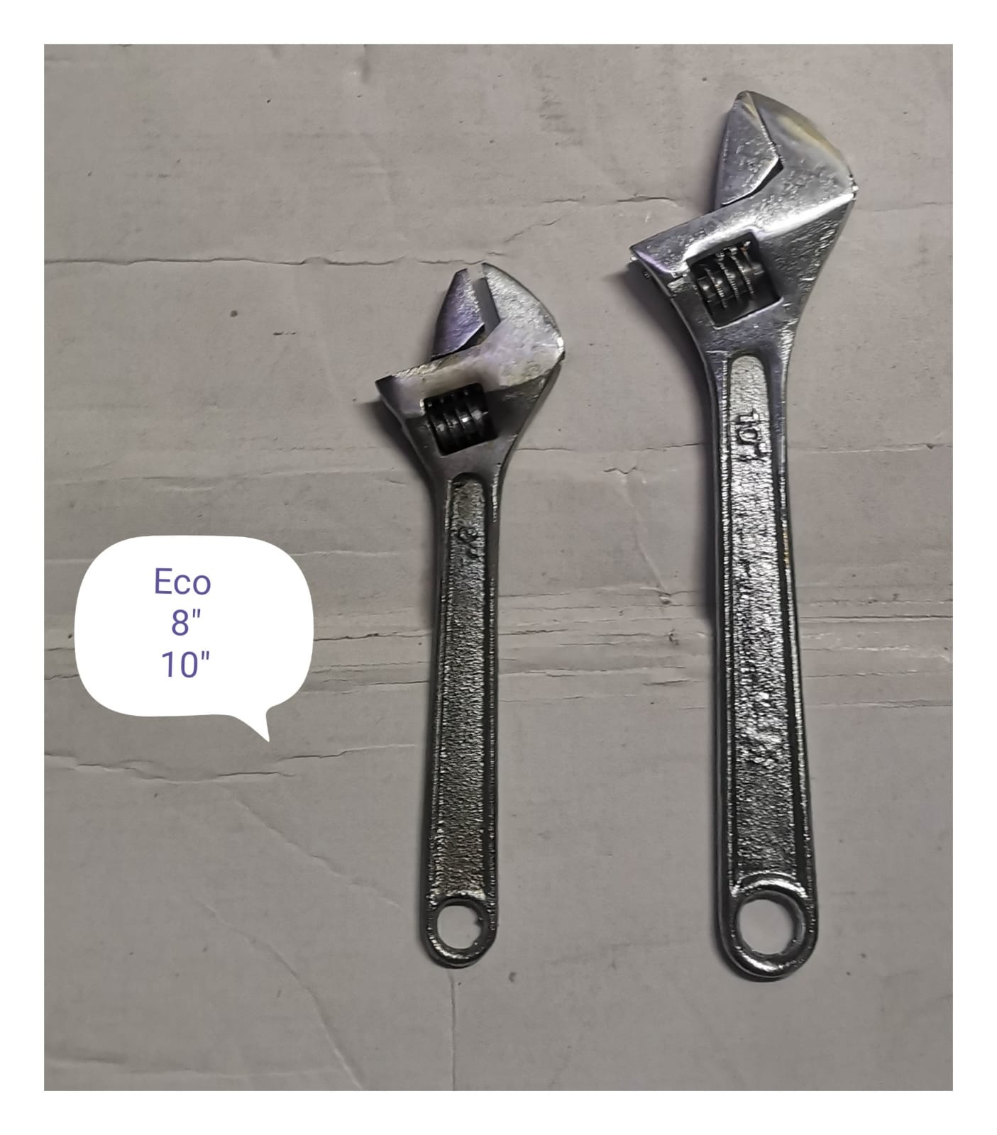 LLAVE FRANCESA CROMADA 6" ECO (U195)