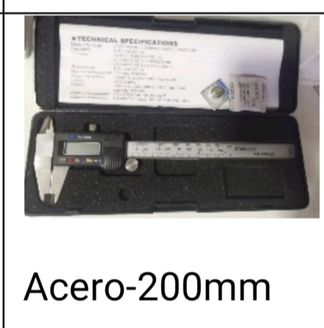 CALIBRE DIGITAL ACERO 200MM