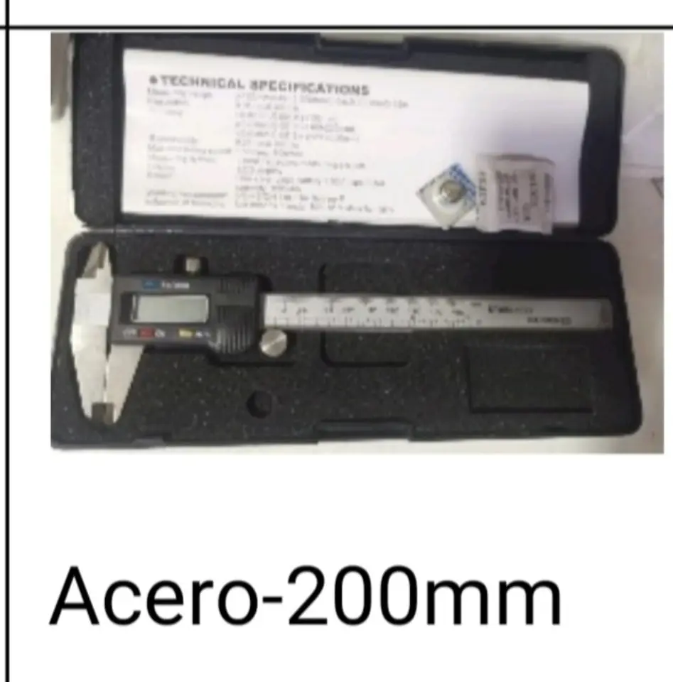CALIBRE DIGITAL ACERO 200MM