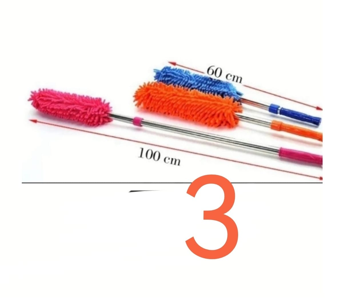 PLUMERO MICROFIBRA LIMPIEZA AUTO EXTENSIBLE (U250)