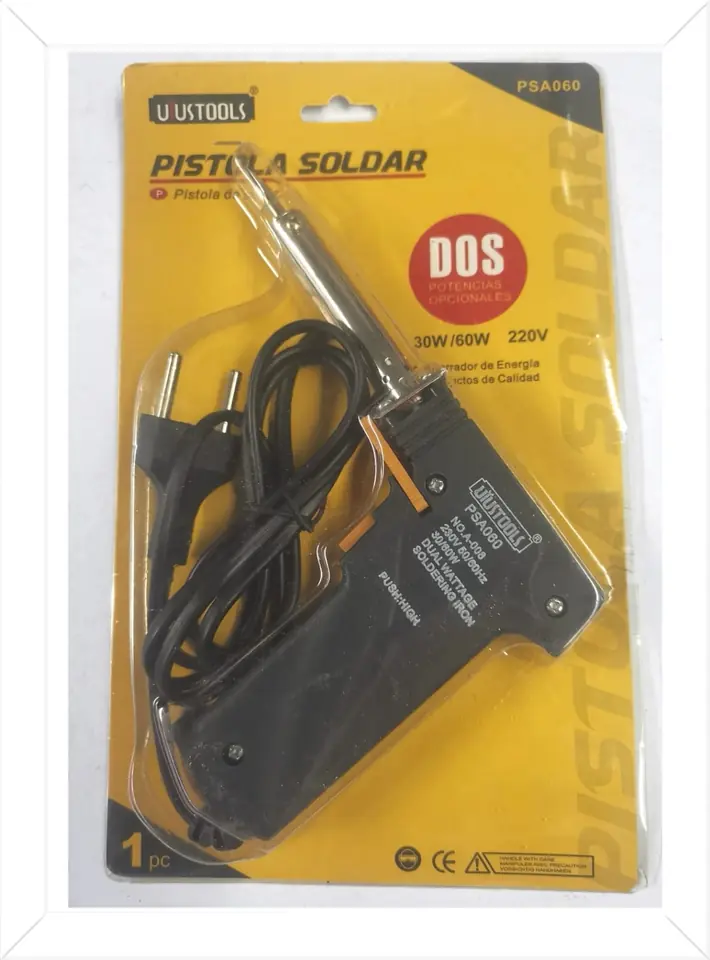 PISTOLA SOLDAR REGULABLE UYUSTOOLS 30W/60W (U460)