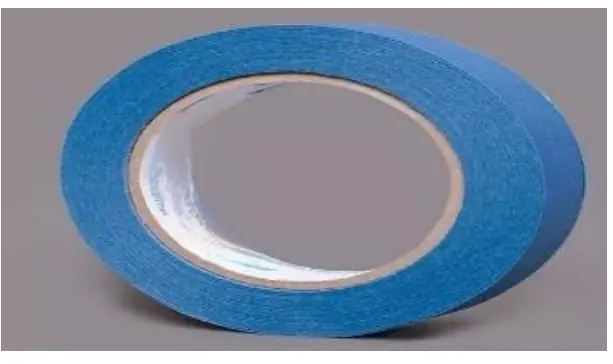 CINTA PAPEL AZUL 12MMX 50M (U065)