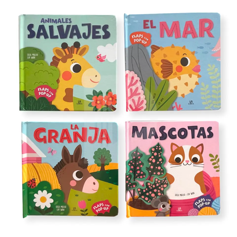 Libros Infantiles con Flaps y Pop Up