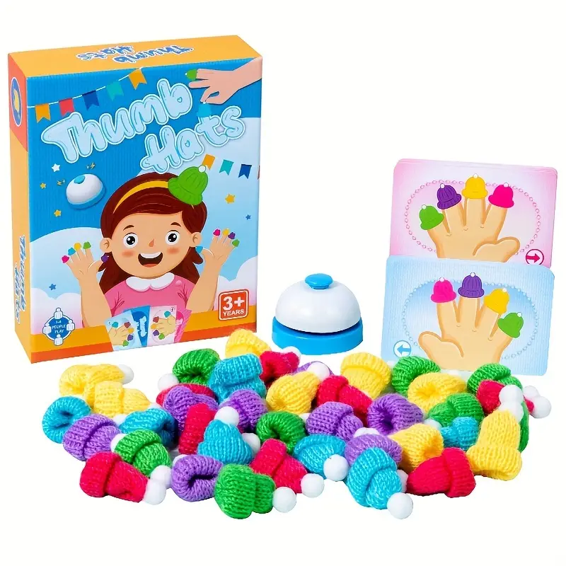 Juego didáctico - Gorritos para Dedos