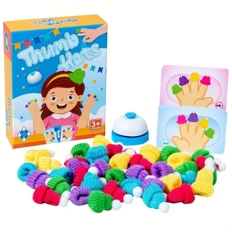Juego didáctico - Gorritos para Dedos