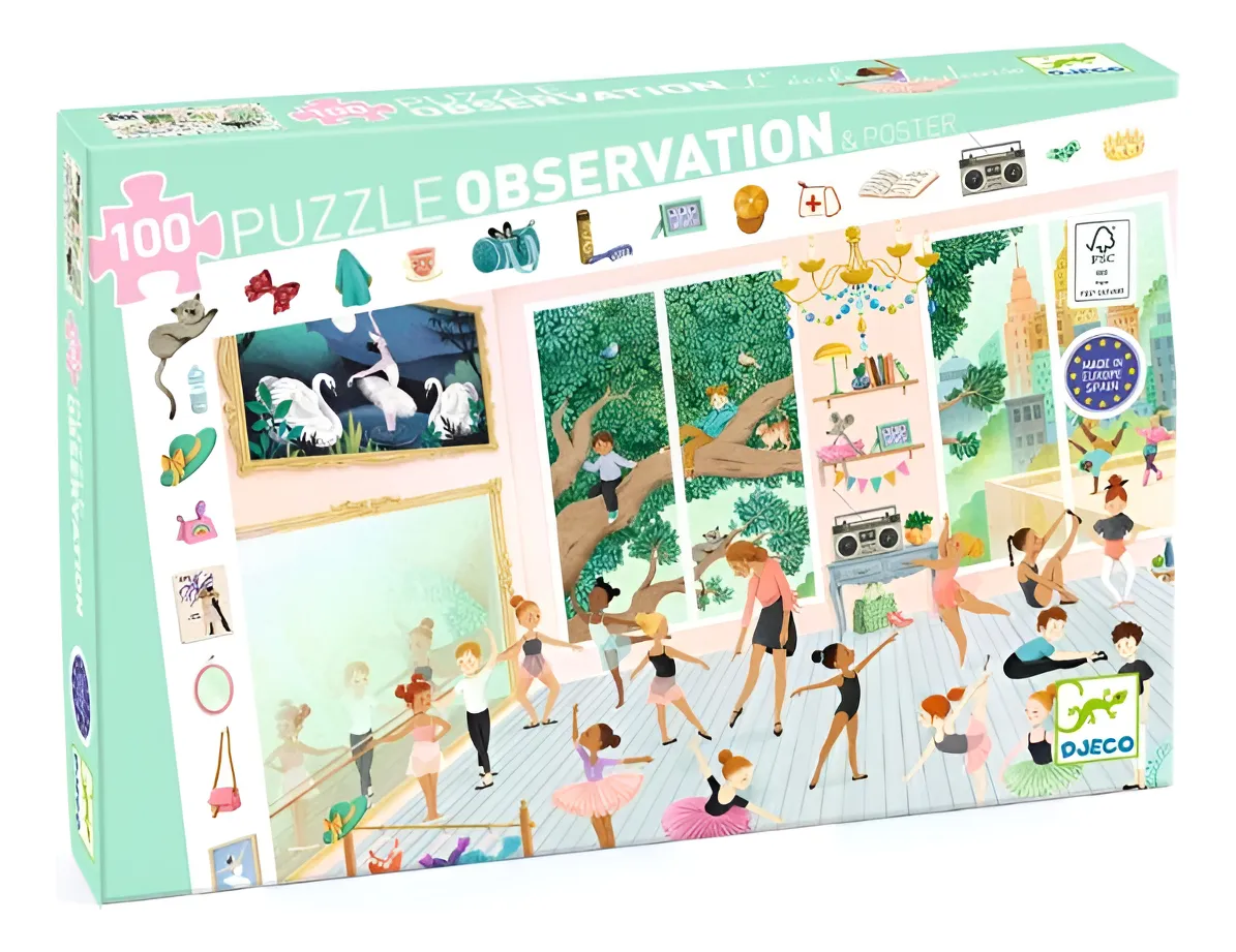 Puzzle de Observación -The Dance School - Djeco
