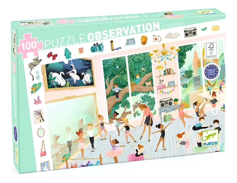 Puzzle de Observación -The Dance School - Djeco