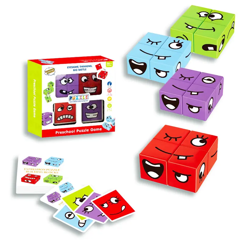 Juego de cubos con emociones