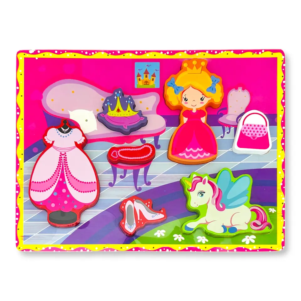 Juego didáctico de encastre - Princesa