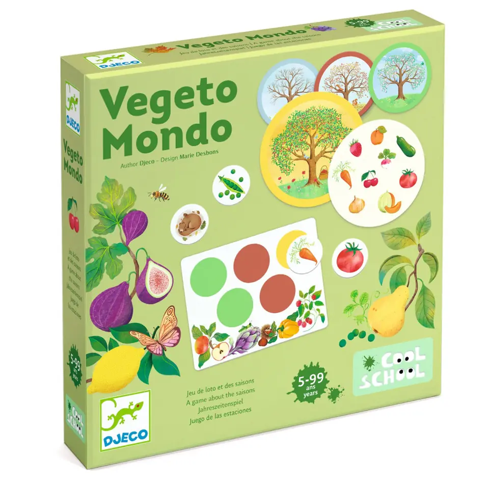 Juego Bingo Vegeto Mondo - Djeco