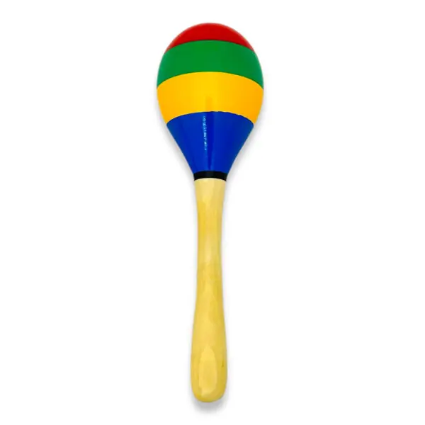 Maraca de madera Multicolor