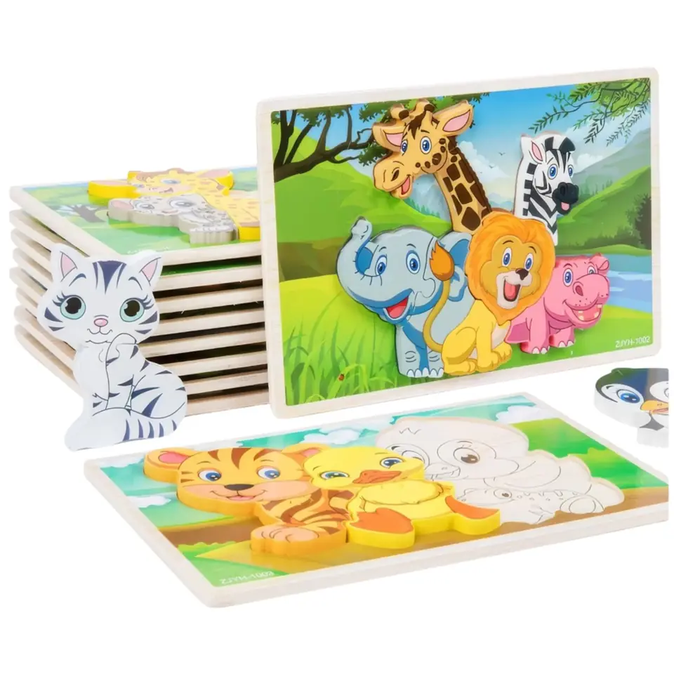 Puzzle de madera - Animales