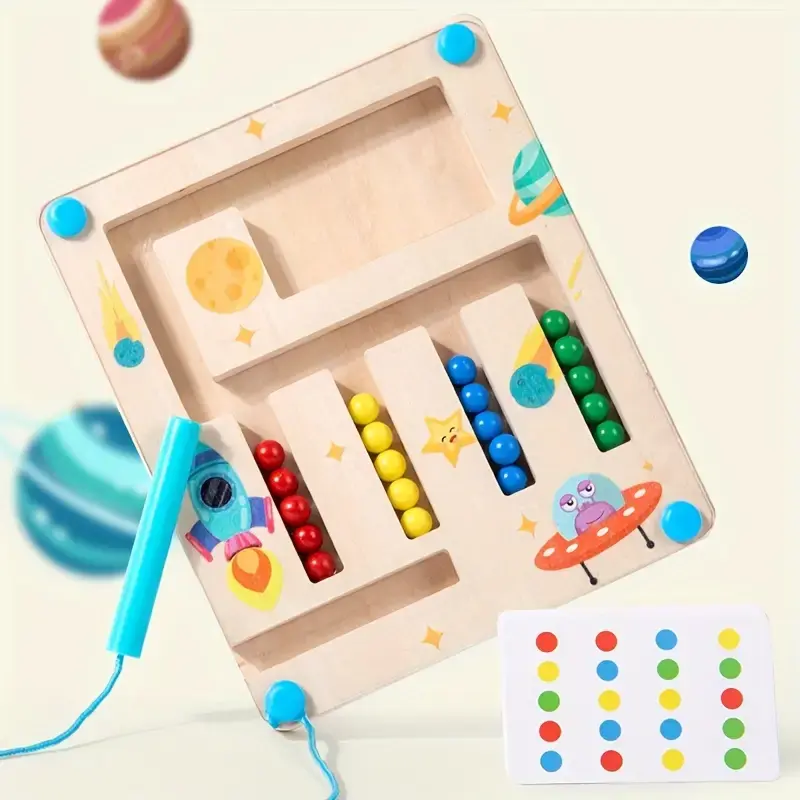 Juego Didáctico de Estrategia - Cuentas de 4 colores