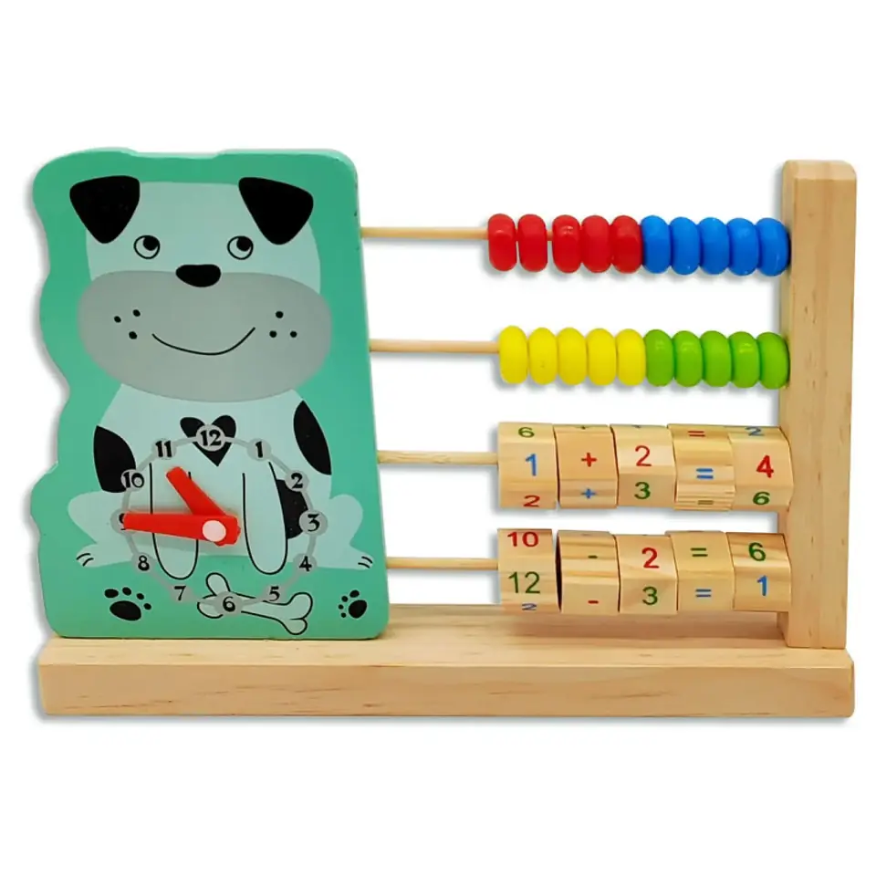 Ábaco de madera – Perro –