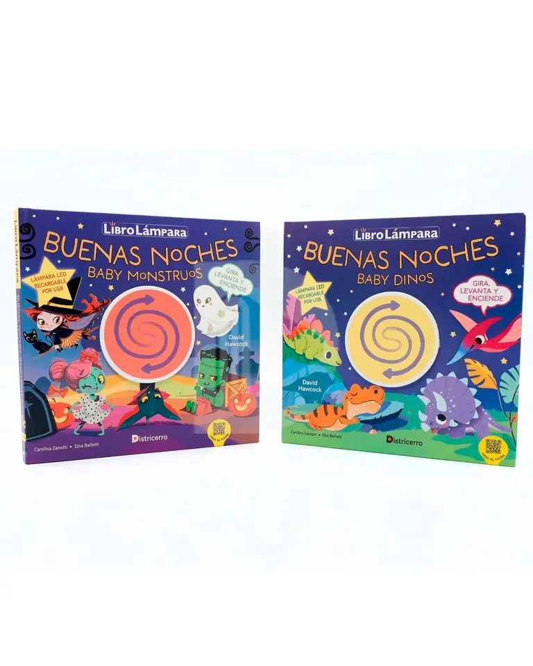 Libro Lámpara Baby Dinos/Baby Monstruos