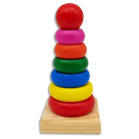 Torre didáctica de madera - Aros+ Pelota