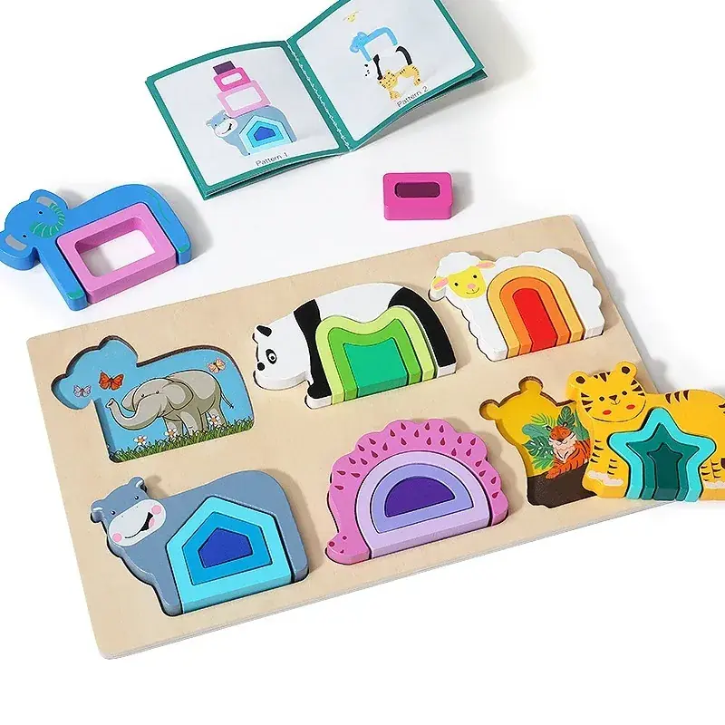 Juego de Encastre Montessori - Animalitos