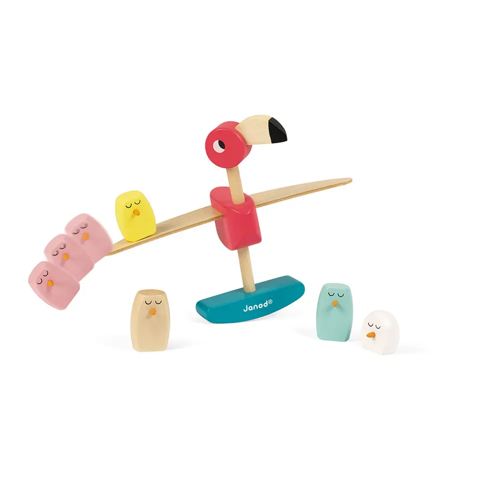 Juego de Equilibrio Flamenco Rosa - Zigolos - Janod