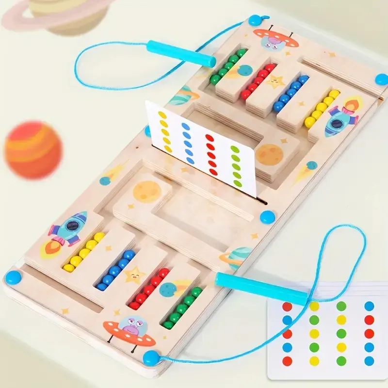 Juego Didáctico de Estrategia - Cuentas de 4 colores (2 jugadores)